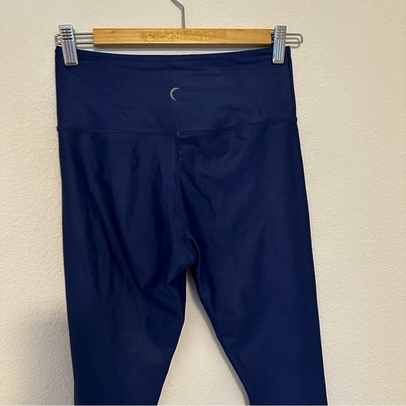 ZYIA Blue Metallic Light N Tight High Rise Leggings 7/8 24” Inseam Size 4 Women - Picture 7 of 10